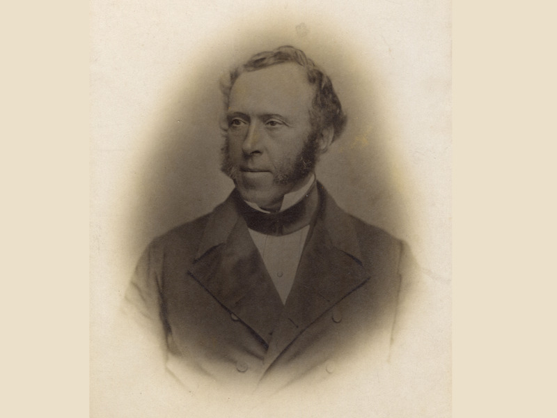 Formal studio portrait of James Braidwood