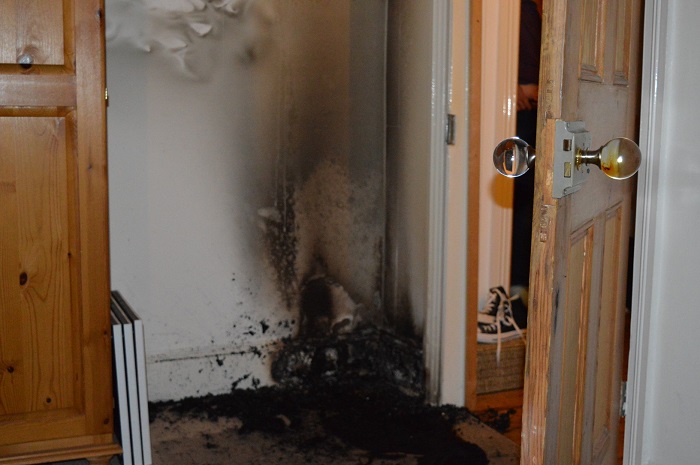 Home fire incident 