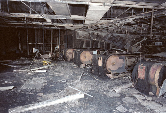 Historic event of a fire in an underground station