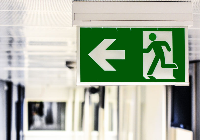 Exit symbol 