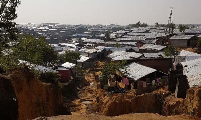 The camp at Cox's Bazar, Bangladesh