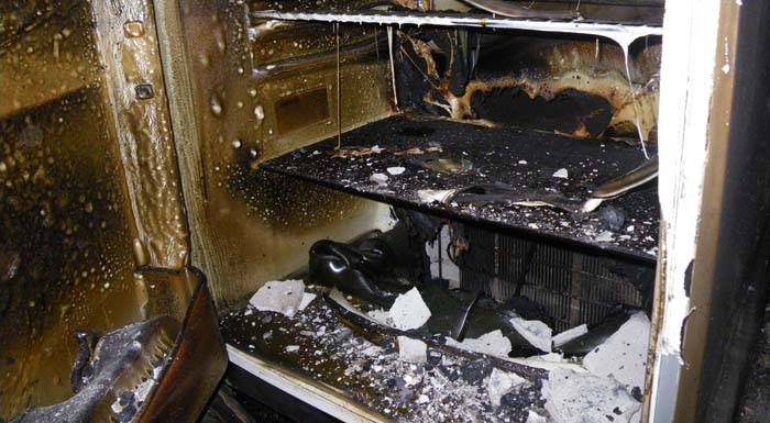 Fridge freezer damage 
