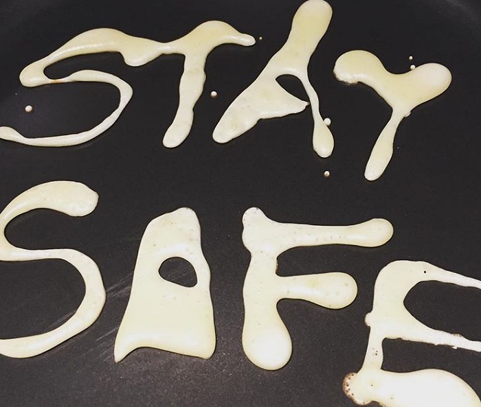 Never leave your pancakes unattended