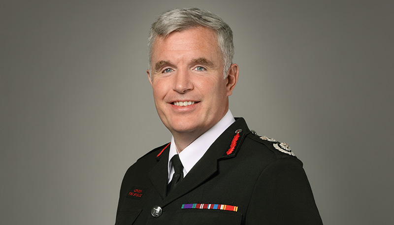 London Fire Commissioner Andy Roe